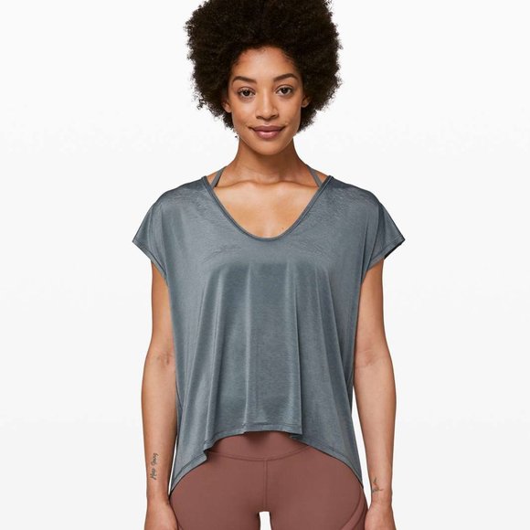 Lululemon Playful Practice Short Sleeve -- Solar Grey - Picture 4 of 7